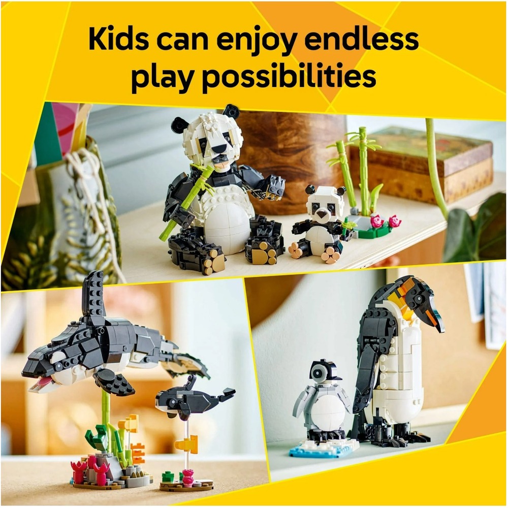 LEGO CREATOR / WILD ANIMALS / PANDA FAMILY / 31165 / BRAND NEW / SEALED - Picture 3 of 7